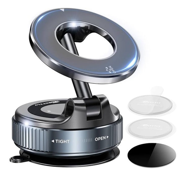 Car Dashboard Phone Holder 360° Vacuum Magnetic Phone Stand